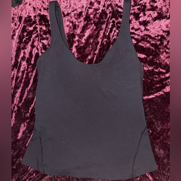 Lululemon Athletica Black Align Cropped Tank Top Women’s Size 4 - Picture 5 of 7